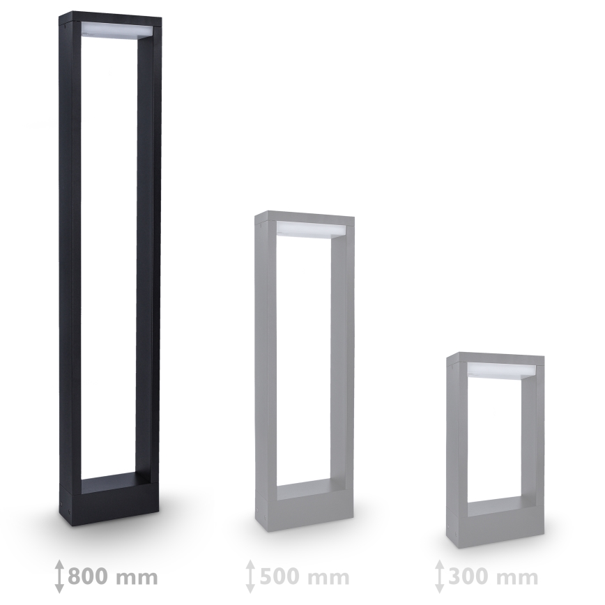 Brilagi - LED Outdoor lamp BARI LED/7W/230V 3000/4000/6000K anthracite IP54 80 cm