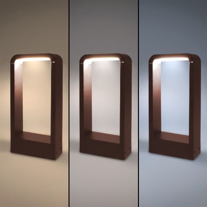 Brilagi - LED Outdoor Lamp BARI LED/7W/230V 3000/4000/6000K Brown IP54 30 cm