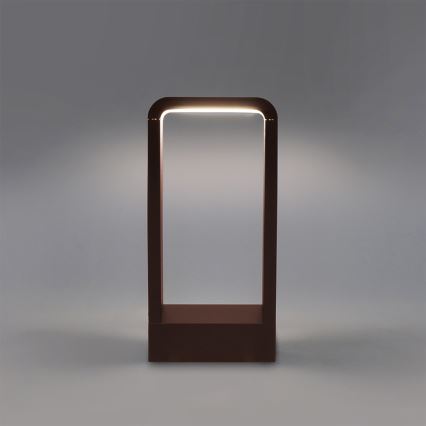 Brilagi - LED Outdoor Lamp BARI LED/7W/230V 3000/4000/6000K Brown IP54 30 cm