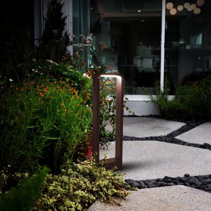 Brilagi - LED Outdoor Lamp BARI LED/7W/230V 3000/4000/6000K Brown IP54 50 cm