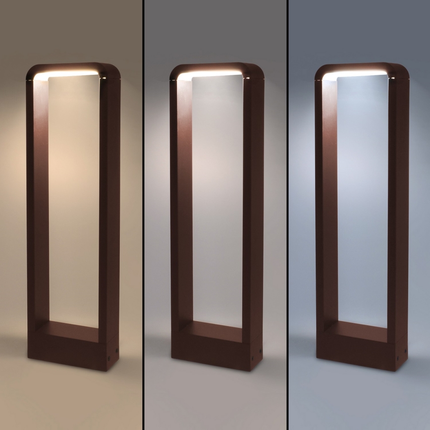 Brilagi - LED Outdoor Lamp BARI LED/7W/230V 3000/4000/6000K Brown IP54 50 cm