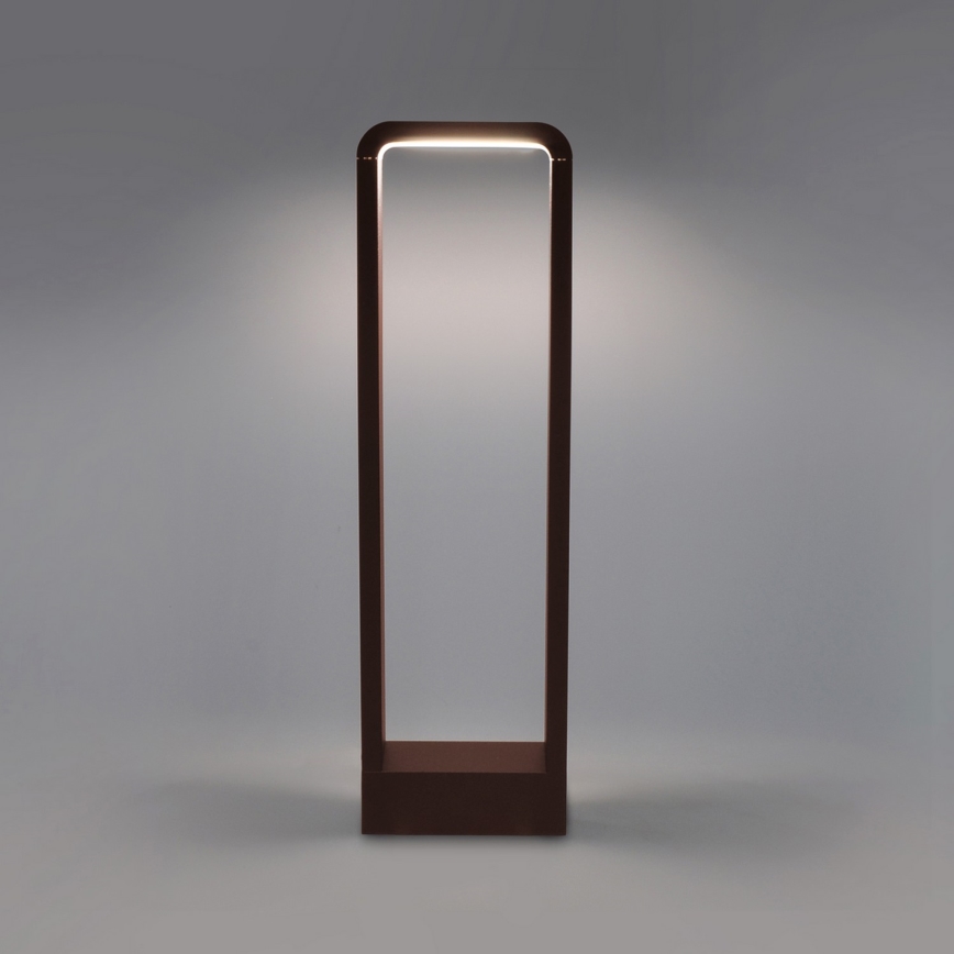 Brilagi - LED Outdoor Lamp BARI LED/7W/230V 3000/4000/6000K Brown IP54 50 cm