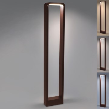 Brilagi - LED Outdoor Lamp BARI LED/7W/230V 3000/4000/6000K Brown IP54 80 cm