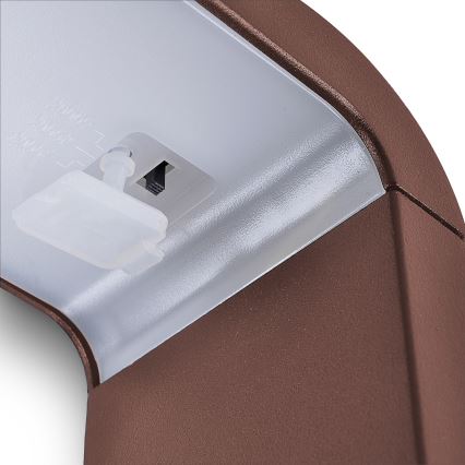 Brilagi - LED Outdoor Lamp BARI LED/7W/230V 3000/4000/6000K Brown IP54 80 cm