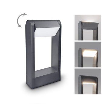Brilagi - LED Outdoor lamp CROTONE LED/7W/230V anthracite IP54 30 cm