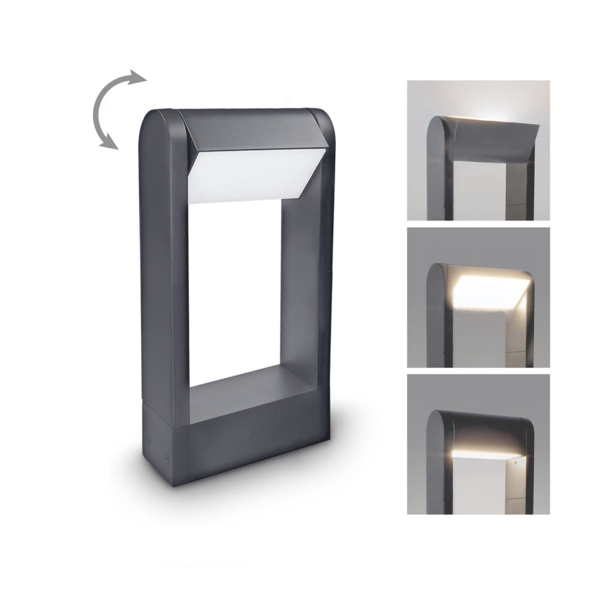 Brilagi - LED Outdoor lamp CROTONE LED/7W/230V anthracite IP54 30 cm