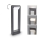 Brilagi - LED Outdoor lamp CROTONE LED/7W/230V anthracite IP54 50 cm