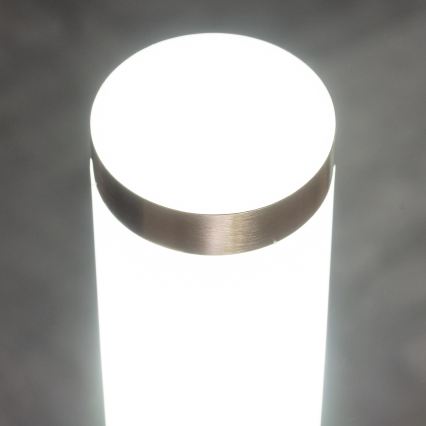 BRILAGI - ELIA LED Outdoor Lamp 1x E27 / 7W / 230V / 4000K / IP44 / 100 cm / matte chrome