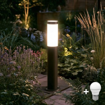 BRILAGI - LED Outdoor Lamp ELIA 1xE27/7W/230V 4000K IP44 50 cm anthracite