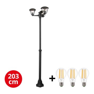 Brilagi -  LED Outdoor lamp LUNA 3xE27/60W/230V IP44