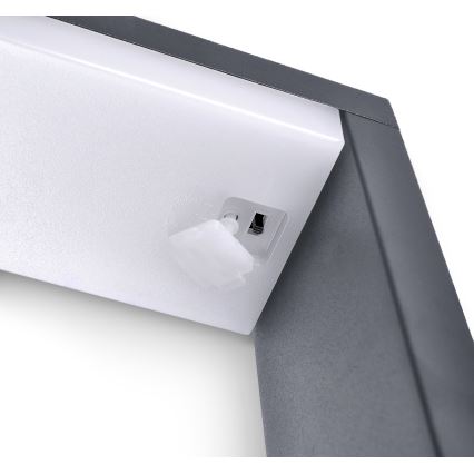 Brilagi - LED Outdoor lamp RAGUSA LED/7W/230V 3000/4000/6000K antracracit IP54 30 cm