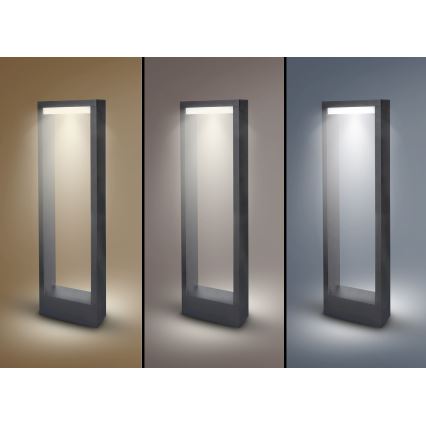 Brilagi - LED Outdoor lamp RAGUSA LED/7W/230V 3000/4000/6000K anthracite IP54 50 cm