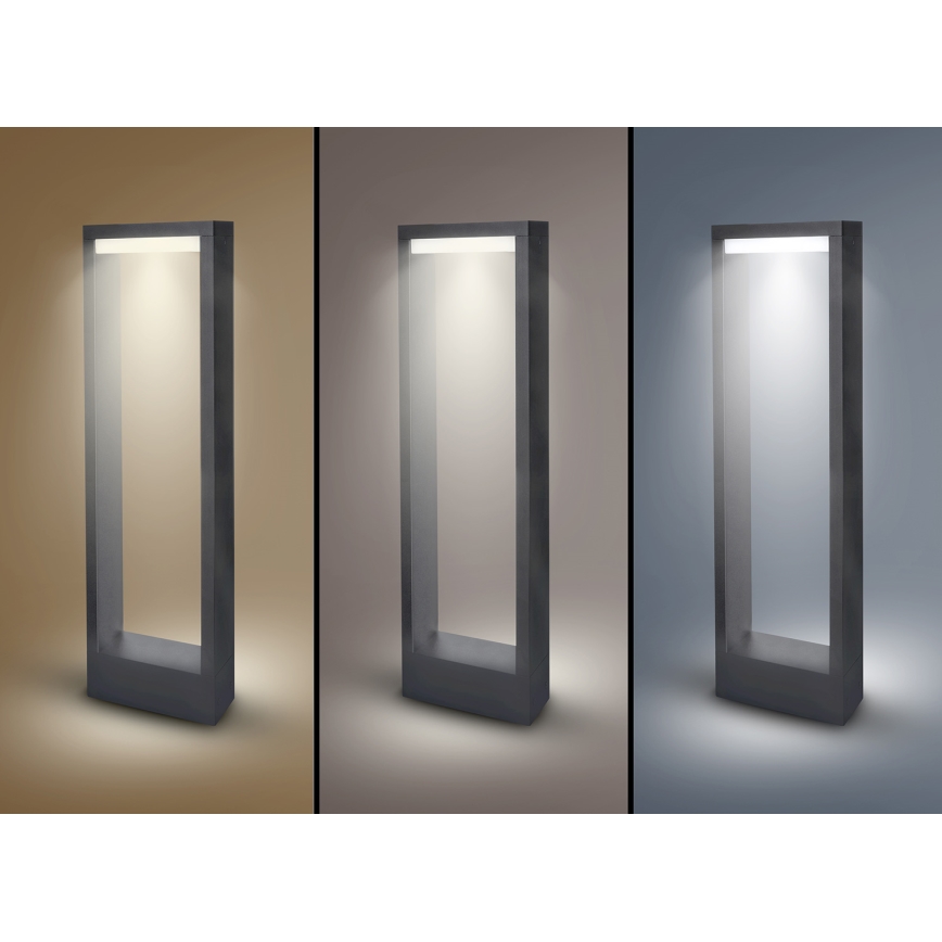 Brilagi - LED Outdoor lamp RAGUSA LED/7W/230V 3000/4000/6000K anthracite IP54 50 cm