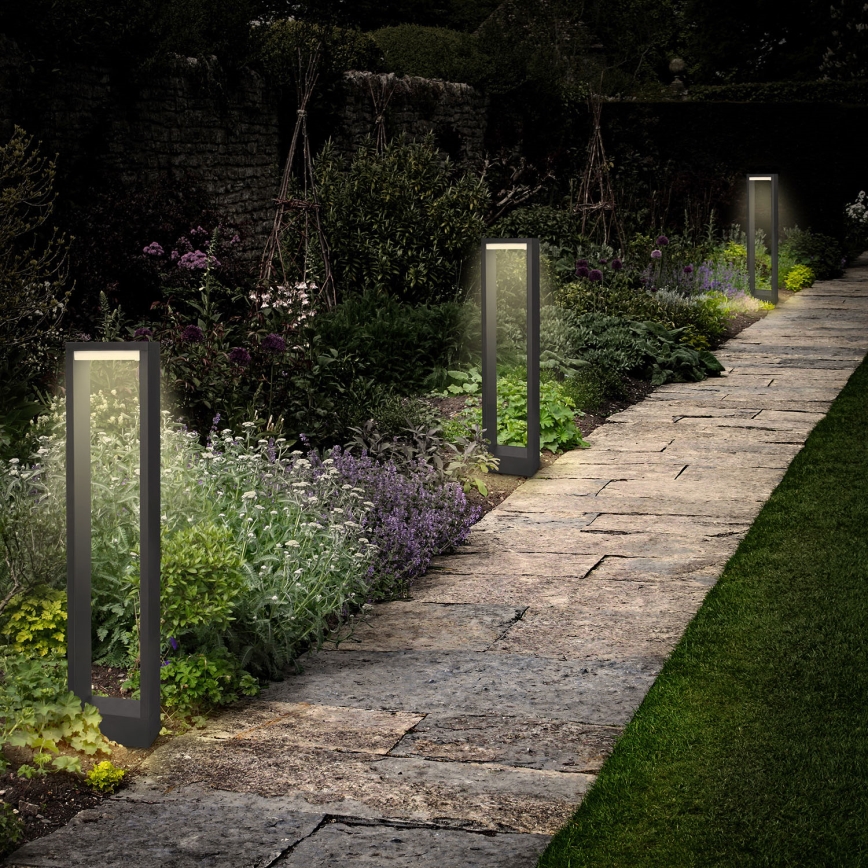 Brilagi - LED Outdoor lamp RAGUSA LED/7W/230V 3000/4000/6000K anthracite IP54 80 cm