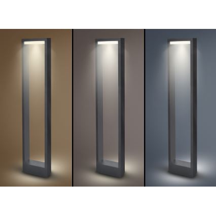 Brilagi - LED Outdoor lamp RAGUSA LED/7W/230V 3000/4000/6000K anthracite IP54 80 cm