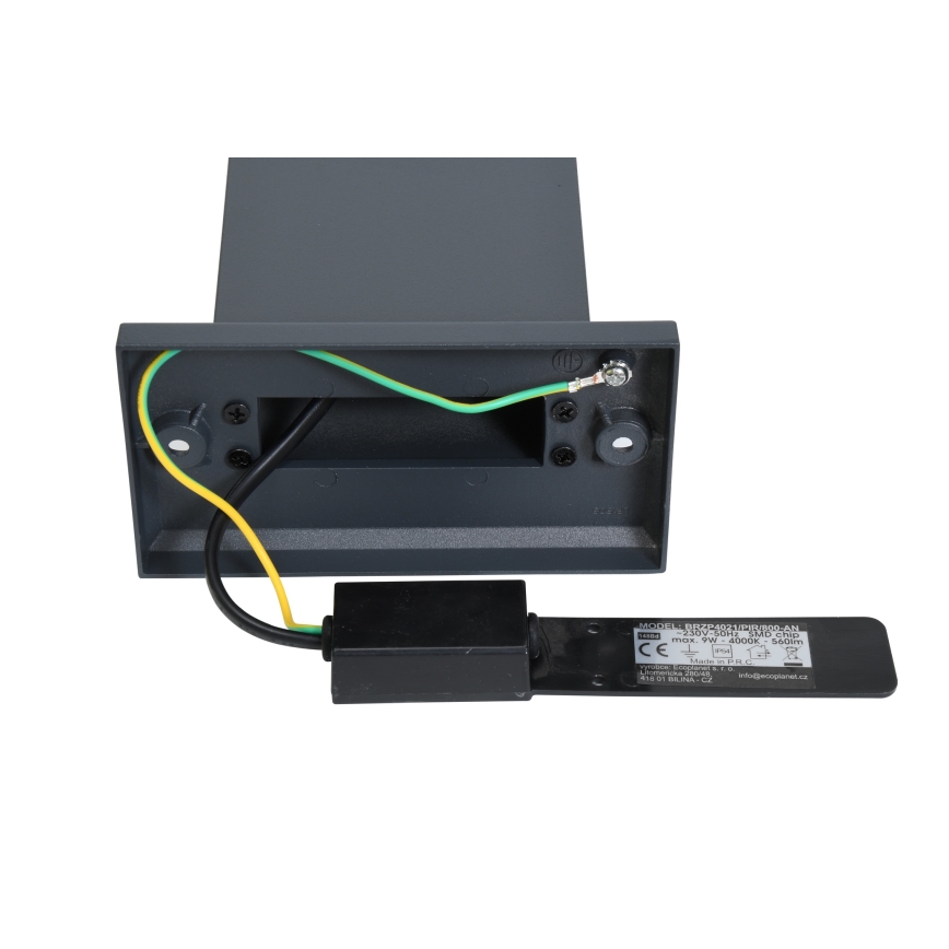 Brilagi - LED Outdoor lamp with a sensor ARCELO LED/9W/230V 80 cm IP54