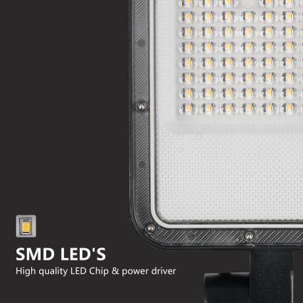 Brilagi - LED Outdoor Streetlight with 3 m Pole and Swivel Joint URBANLIGHT LED/50W/230V Black IP65