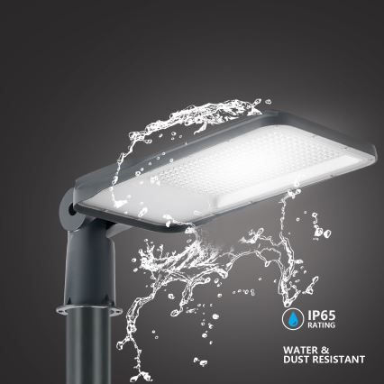 Brilagi - URBANLIGHT LED Outdoor Street Light with 5 m Pole and Swivel Joint, 200W/230V, Anthracite, IP65
