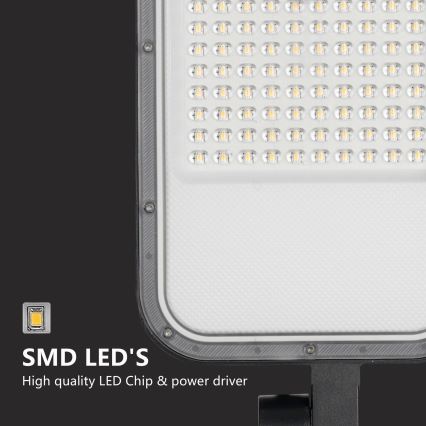 Brilagi - LED outdoor street lamp with 4 m pole and adjustable joint URBANLIGHT LED/100W/230V black IP65