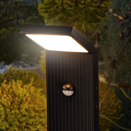 Brilagi - RIANO LED Outdoor Lamp with Sensor LED/8W/230V Anthracite IP65