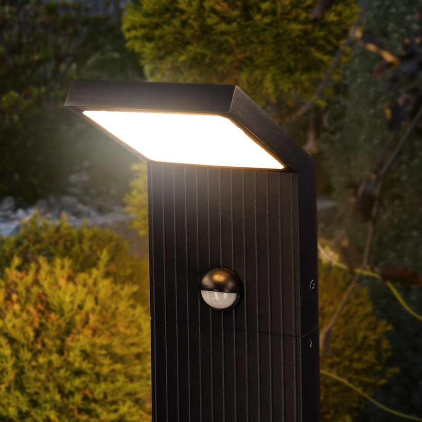 Brilagi - RIANO LED Outdoor Lamp with Sensor LED/8W/230V Anthracite IP65
