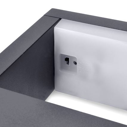 Brilagi - LED Outdoor wall light RAGUSA LED/7W/230V 3000/4000/6000K anthracite IP54