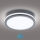 Brilagi - LED Outdoor light with sensor BENE LED/24W/230V d. 26 cm anthracite IP54