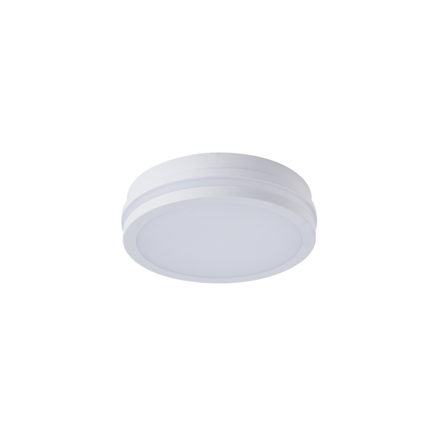 Brilagi - LED outdoor ceiling light with sensor BENE LED/18W/230V, Ø 21.5 cm, white, IP54