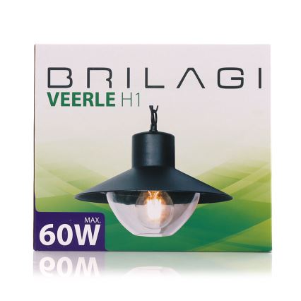 Brilagi -  LED Outdoor pendant light VEERLE 1xE27/60W/230V IP44