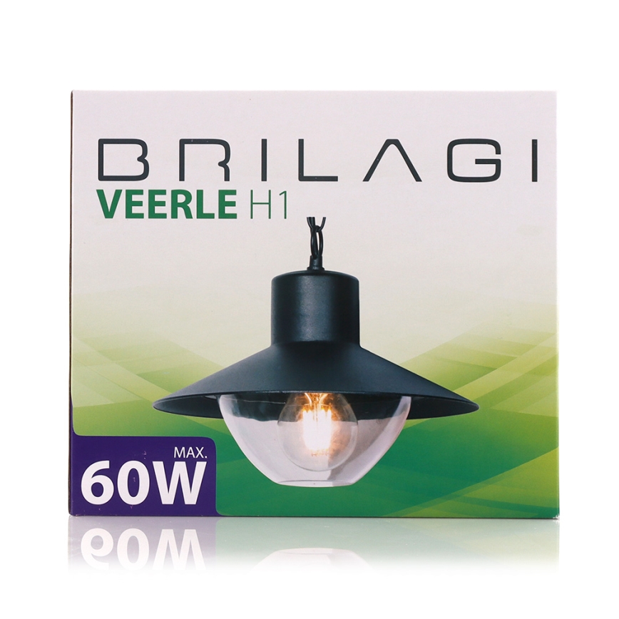 Brilagi -  LED Outdoor pendant light VEERLE 1xE27/60W/230V IP44