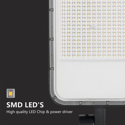 Brilagi - LED Outdoor Street Lamp with 4 m Pole and Articulated Joint URBANLIGHT LED/200W/230V Black IP65