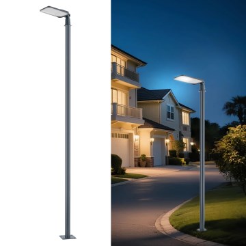 Brilagi - LED outdoor street lamp with 3 m pole and swivel joint URBANLIGHT LED/100W/230V anthracite IP65