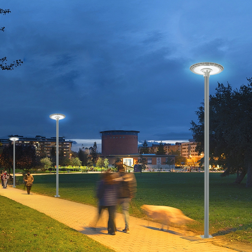 BRILAGI - LED Outdoor street light with 3 m pole URBANSPARK LED/120W/230V grey IP65