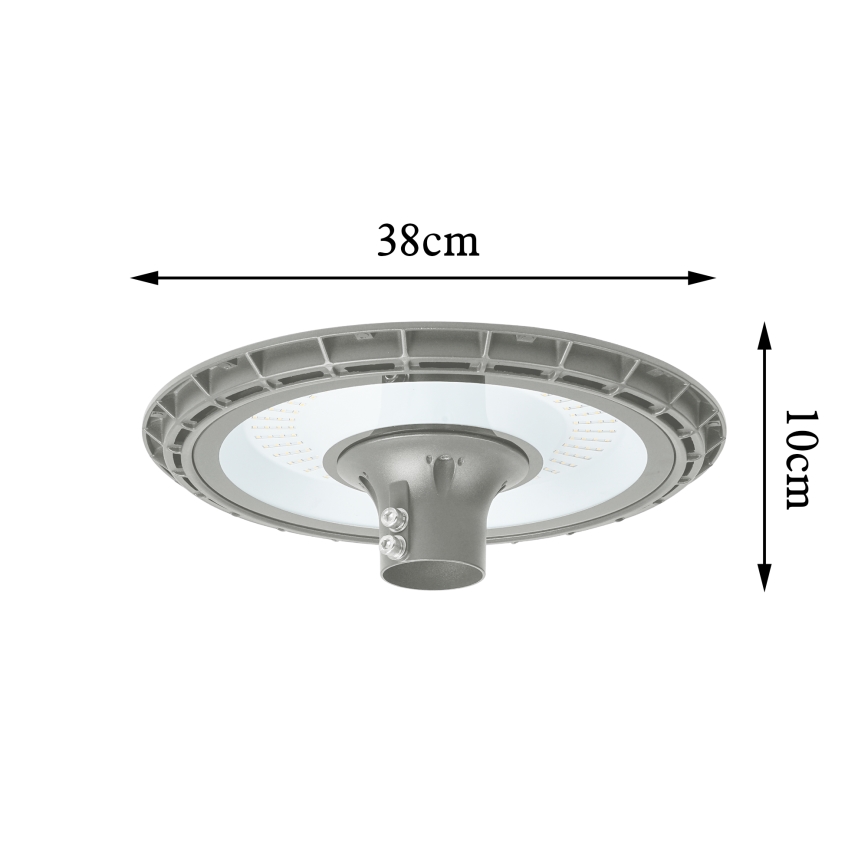 BRILAGI - LED Outdoor street light with 3 m pole URBANSPARK LED/120W/230V grey IP65