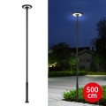 Brilagi - LED Outdoor Street Lamp with 5 m Pole URBANSPARK LED/120W/230V Black IP65
