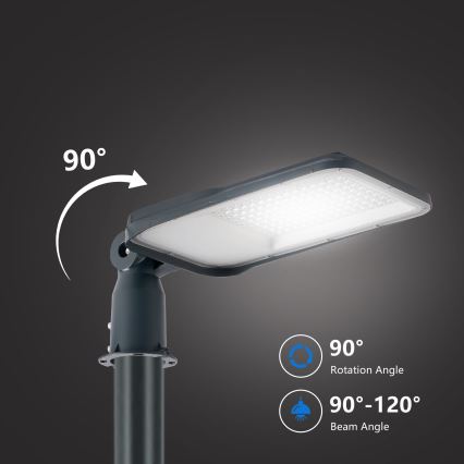 Brilagi - LED Outdoor Street Light with Adjustable Joint URBANLIGHT LED/100W/230V Anthracite IP65