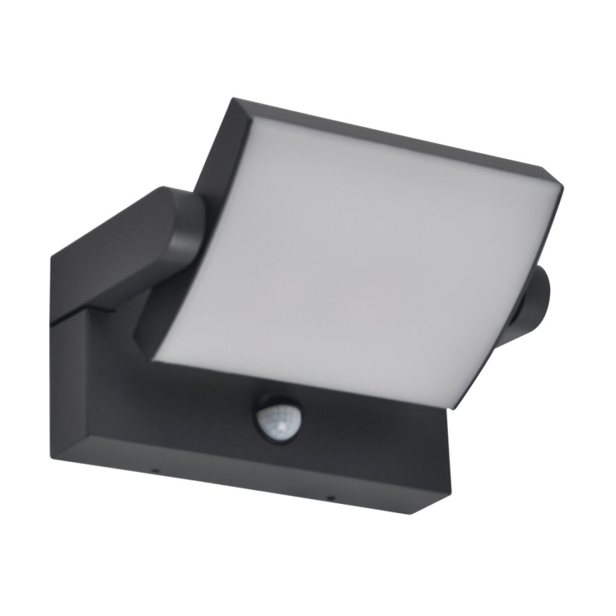 BRILAGI - LED outdoor wall light with motion and dusk sensor ANKLE LED/12W/230V IP65 black