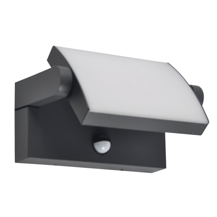 BRILAGI - LED outdoor wall light with motion and dusk sensor ANKLE LED/12W/230V IP65 black
