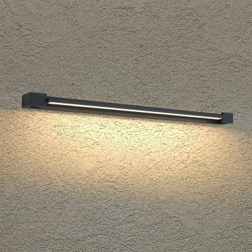 BRILAGI - LED Outdoor wall light AQUA LINE LED/20W/230V 80 cm IP44 black CRI 90