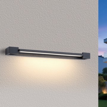 Brilagi - LED Outdoor Wall Light AQUA LINE LED/24W/230V 90 cm IP44 Anthracite CRI 90