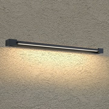 BRILAGI - LED Outdoor Wall Light AQUA LINE LED/24W/230V 90 cm IP44 black CRI 90