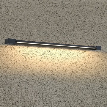 BRILAGI - LED Outdoor Wall Light AQUA LINE LED/28W/230V 100 cm IP44 black CRI 90