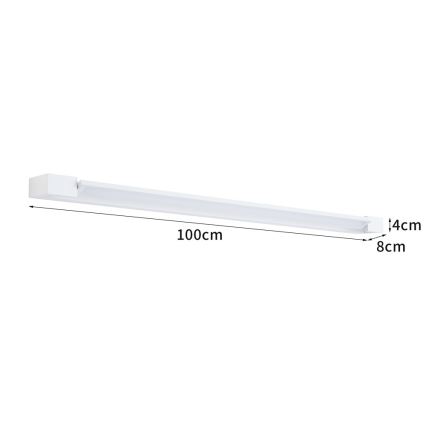 BRILAGI - LED Outdoor wall light AQUA LINE LED/28W/230V 100 cm IP44 white CRI 90