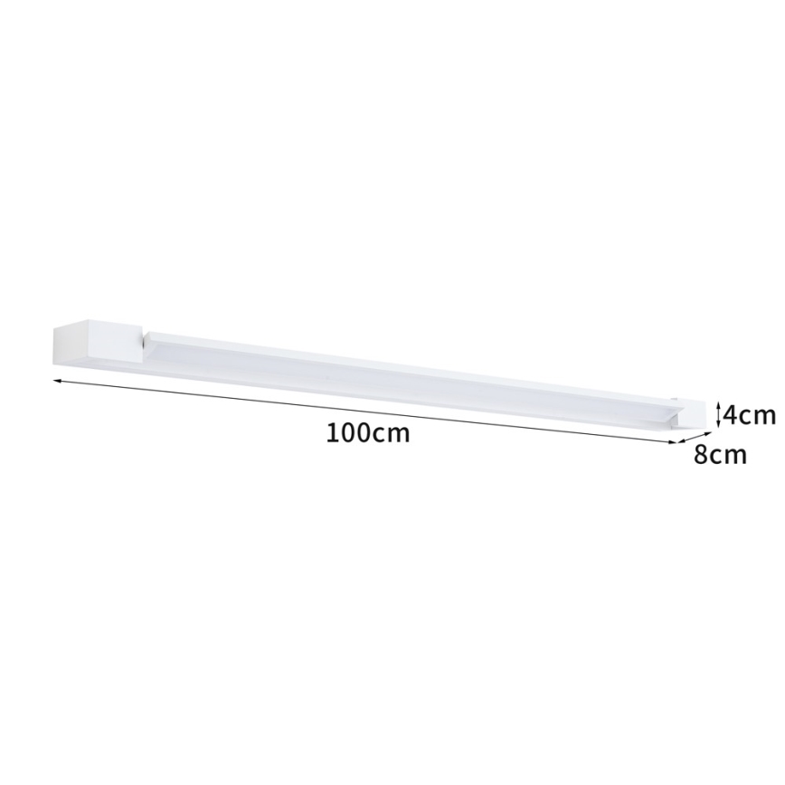 BRILAGI - LED Outdoor wall light AQUA LINE LED/28W/230V 100 cm IP44 white CRI 90