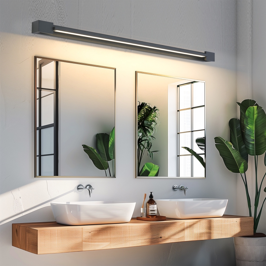 Brilagi - LED Outdoor Wall Light AQUA LINE LED/36W/230V 120 cm IP44 anthracite CRI 90