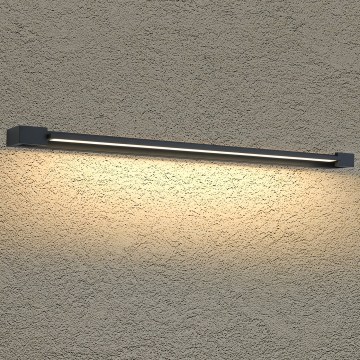BRILAGI - LED Outdoor wall light AQUA LINE LED/36W/230V 120 cm IP44 black CRI 90