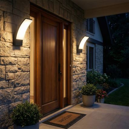 BRILAGI - LED Outdoor wall light ARCELO LED/12W/230V IP65 black