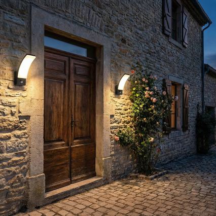 BRILAGI - LED outdoor wall light with motion and dusk sensor ARCELO LED/12W/230V IP65 black