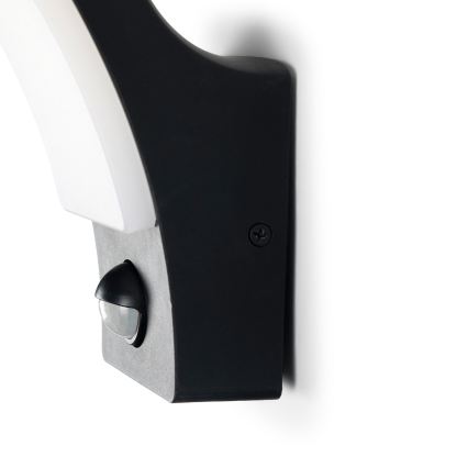 BRILAGI - LED outdoor wall light with motion and dusk sensor ARCELO LED/12W/230V IP65 black