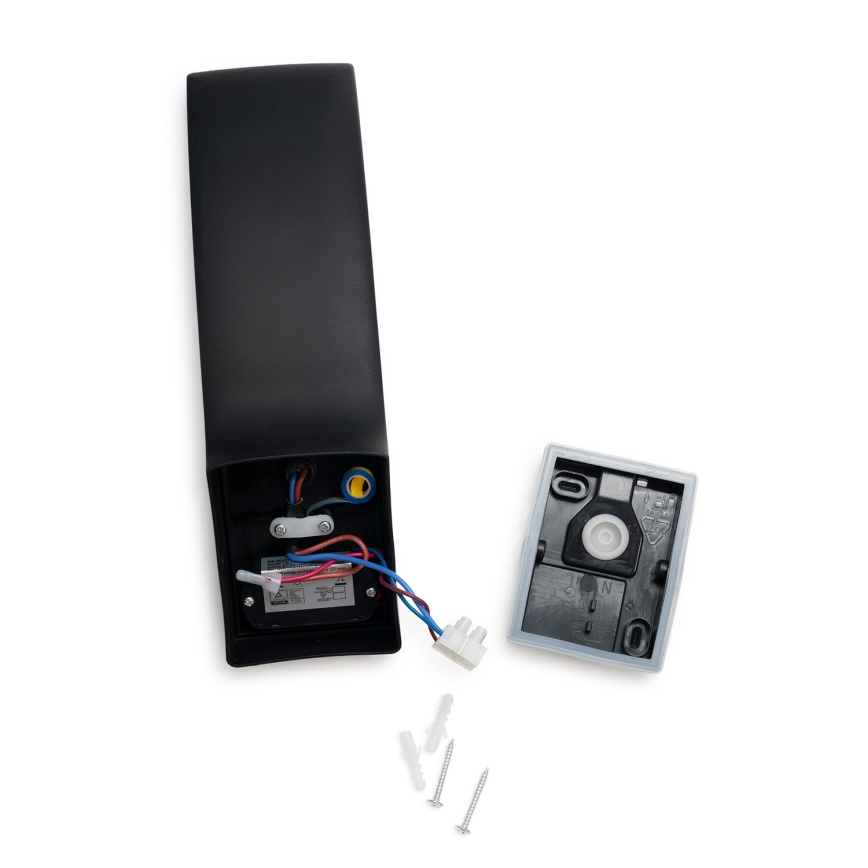 BRILAGI - LED outdoor wall light with motion and dusk sensor ARCELO LED/12W/230V IP65 black